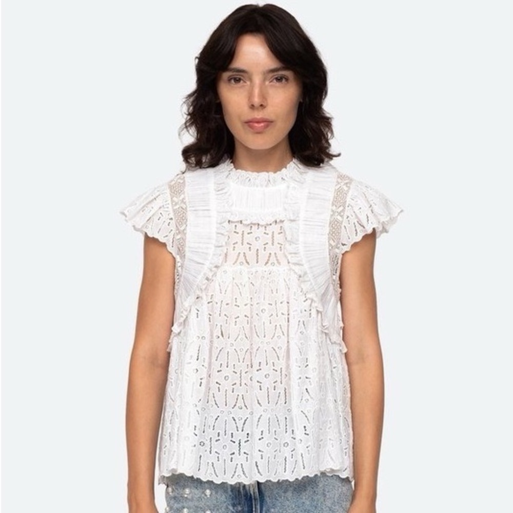 Sea New York Ingrid Top - White size M